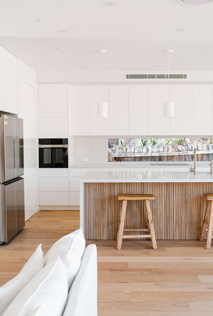 Custom kitchen designed and made by Buildrite Joinery